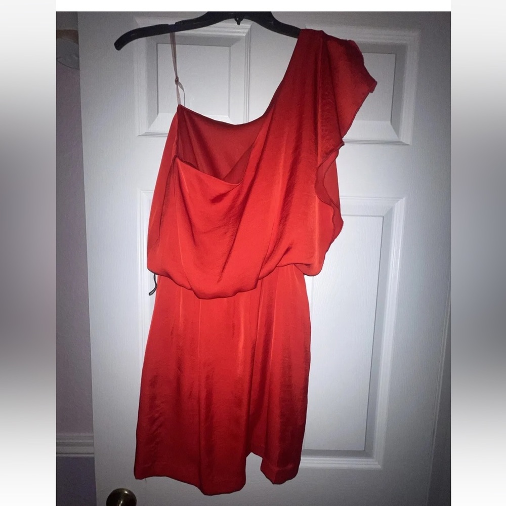 Red Off The Shoulder Dress